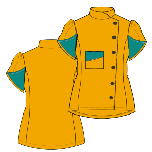 Fashion sewing patterns for UNIFORMS Jackets
